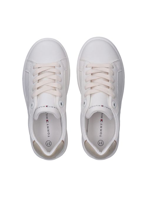 Sneakers bianca TH TOMMY HILFIGER | 34358BIANCO BEIGE